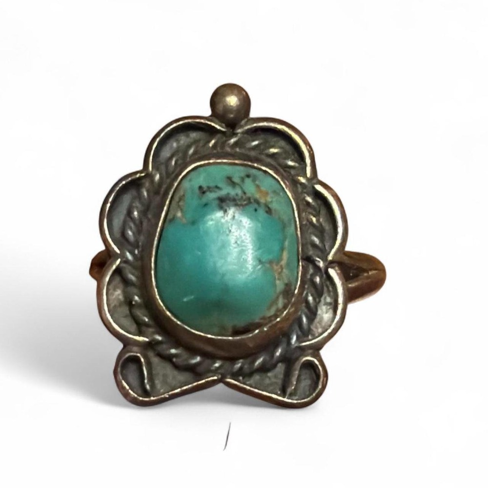 Vintage Sterling Silver and Turquoise Ring